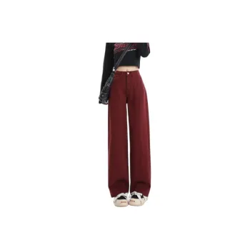 JASONWOOD Casual Pants Women's Dahlia Red