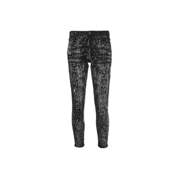 AMIRI Snake Skinny Jeans 'Black/Grey'