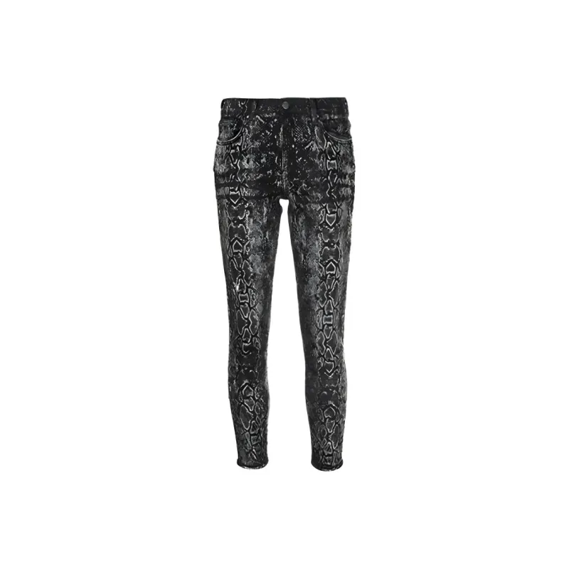 AMIRI Snake Skinny Jeans 'Black/Grey'-0