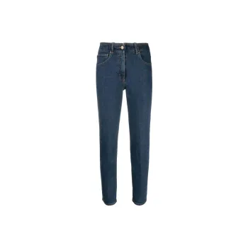 PESERICO High waist Cotton Jeans