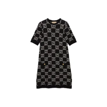 GUCCI GG jacquard Short sleeve Dress