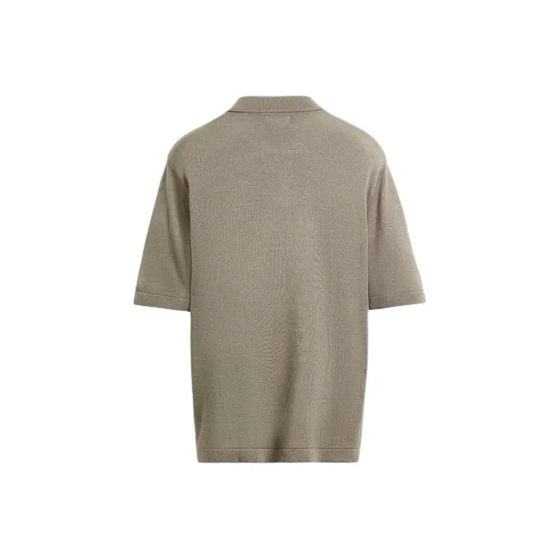ZARA Polo Shirt Men's Brown/Dark Taupe-1