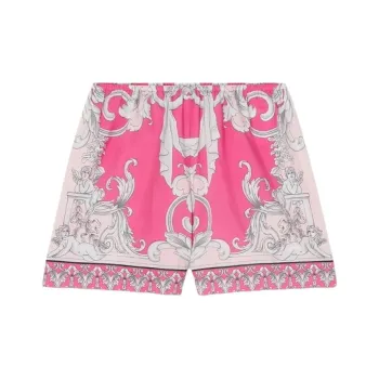 VERSACE Barocco Beach Shorts 'Fuxia/English Rose'