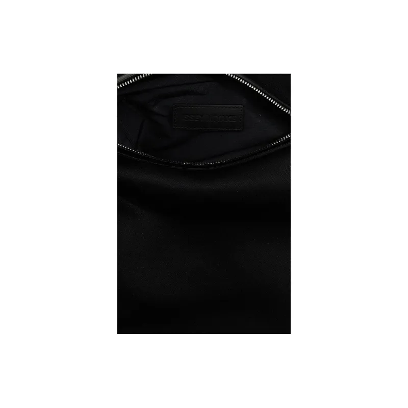 ISSEY MIYAKE Polyester One Shoulder Handbag Women's Black-2