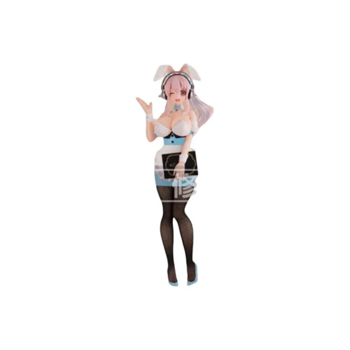 FURYU Super Sonico BiCute Bunnies Collection Figure, Waitress, Light Blue Ver Bonus Gifts-0