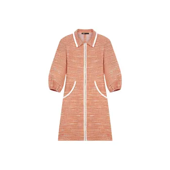 Maje Long-Sleeved Dresses Women's Orange