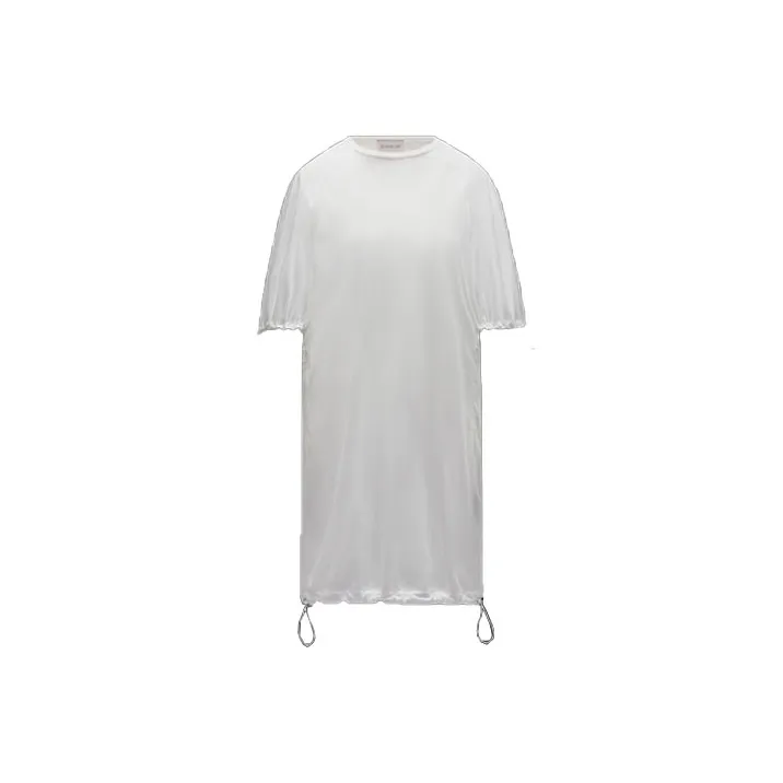 Moncler SS22 Short Sleeved Dresses Women's White-0