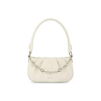 ST&SAT Synthetic Leather Underarm Shoulder Bag Women's Ivory