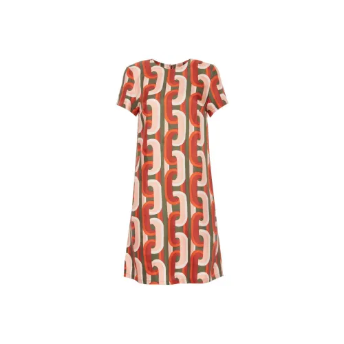 La DOUBLEJ. Swing Chain link Print Mini Dress