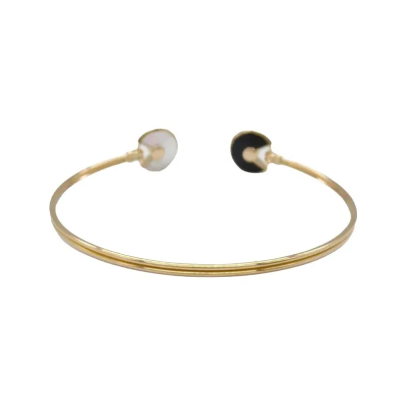 Cartier 2010s 18K Rose Gold Amulet Onyx And Diamond Bracelet-1