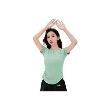 Barbie Yoga T Shirts Women's Green[Upgraded]