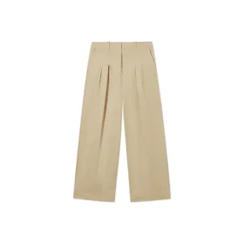 LACOSTE SS25 Casual Pants Women's Milk Coffee