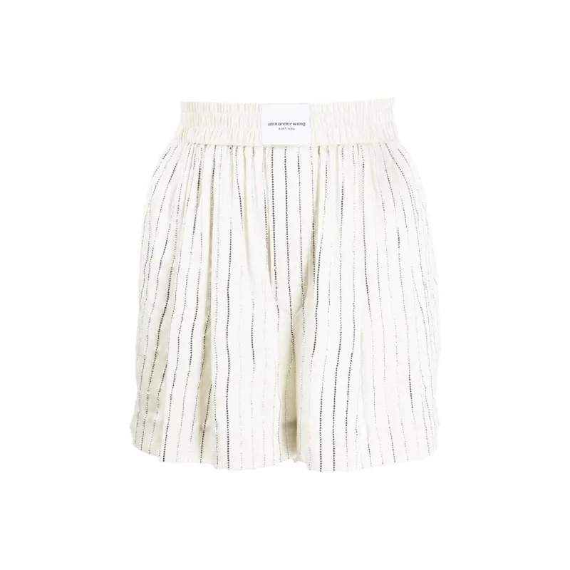 Alexander Wang SS23 Casual Shorts Women's White-0