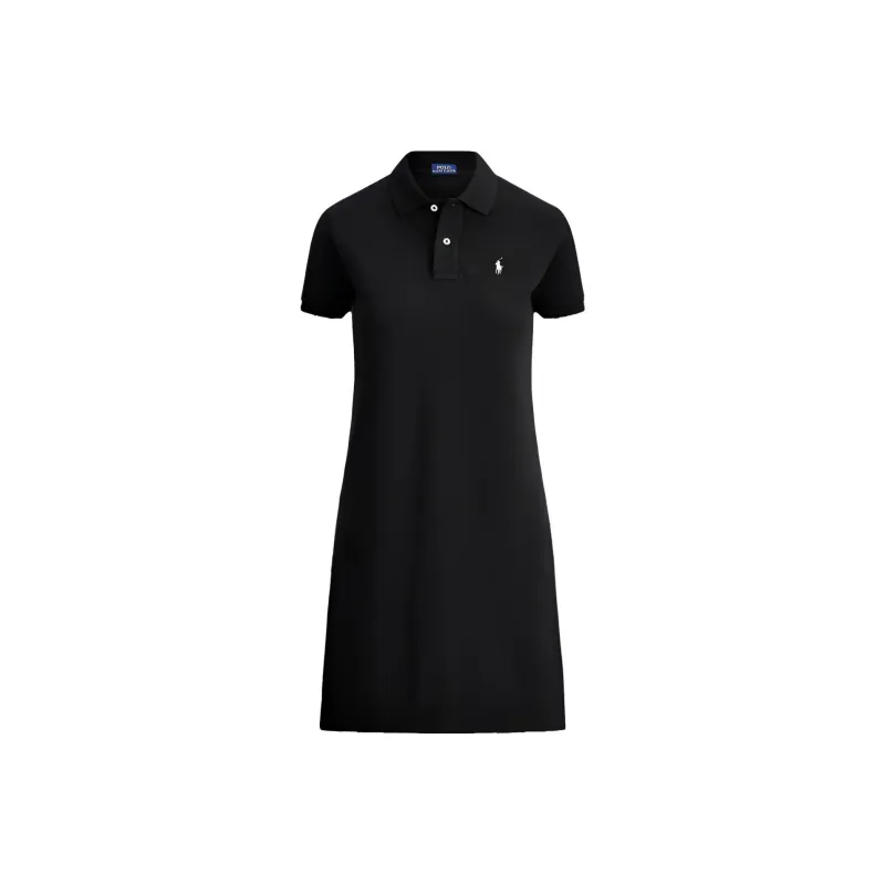 Polo Ralph Lauren SS20 Short Sleeved Dress Women's Black-0