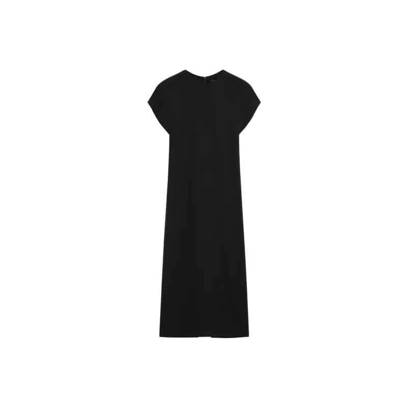 Massimo Dutti Short Sleeved Dresses Women's Black-0