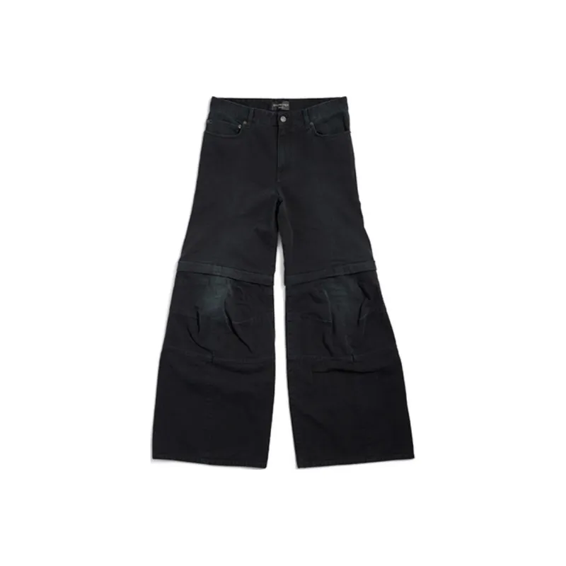 Balenciaga SS25 Jeans Regular Fit Women's Black-0