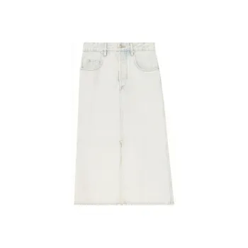 ISABEL MARANT Denim Long Skirts Women's Light Blue