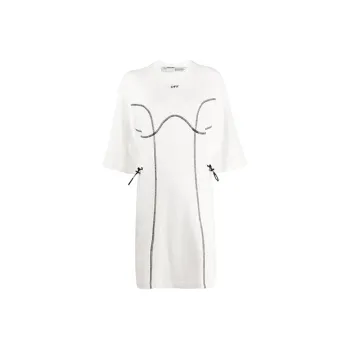OFF-WHITE Ss20 Long-Sleeved Dresses Women's White