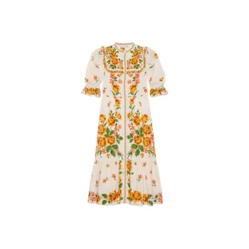 GUCCI SS23 Short-Sleeved Dresses Women's Cream