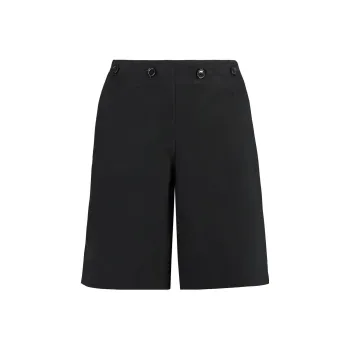 KENZO Logo Patch Decorative Button Shorts