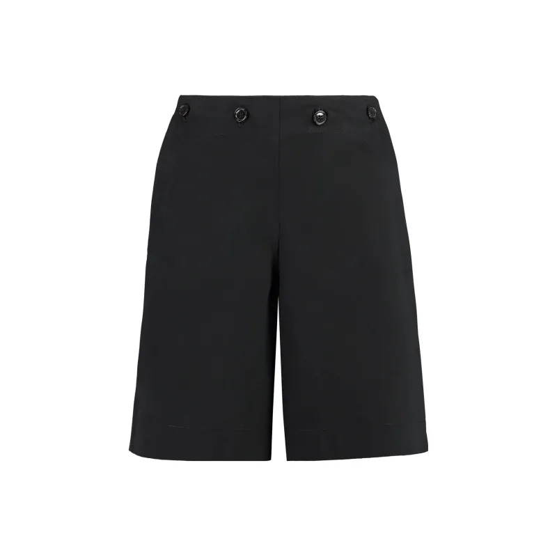 KENZO Logo Patch Decorative Button Shorts-0