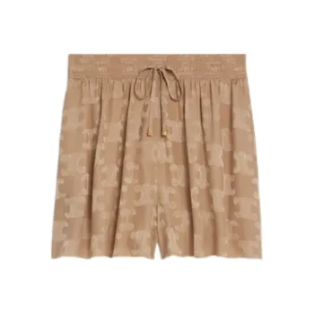 CELINE Casual Shorts Women's Khaki