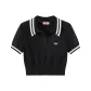 Twilight Black[Minimalist Style Color Scheme Casual Versatile V-Neck Loose Fit]