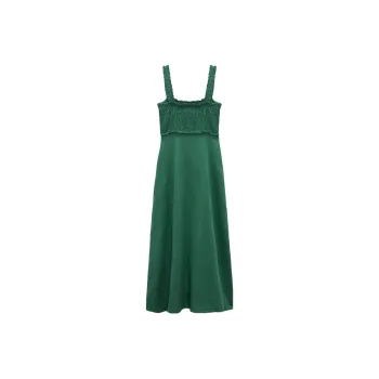 ZARA Slip Dresses Women's Green