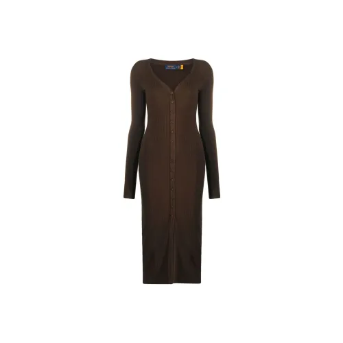 Polo Ralph Lauren Long-Sleeved Dresses Women's Brown