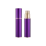 Black Crow Classic Stripes Portable Bottom Direct Charging Perfume Travel Bottle Lilac