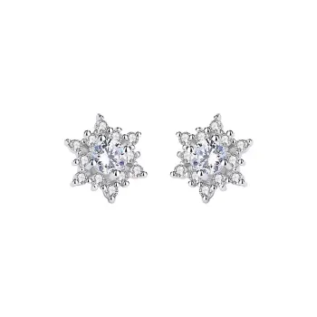 QIANFANGDAHUANGYE Zircon Clip On Earrings Women's