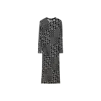 Desigual Long Sleeved Dress Women's Black