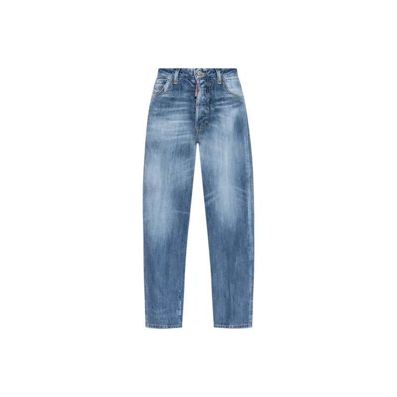 DSQUARED 2 Logo Tag Cropped Jeans-0