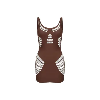 The Kript Slip Dresses Women's Brown