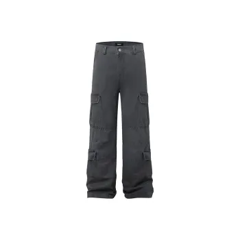 Flowers In Water Jeans Unisex Gray