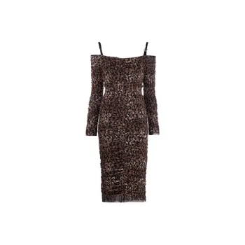 Blumarine Long-Sleeved Dresses Women's Brown