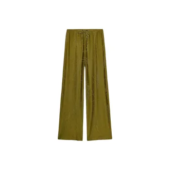 ZARA Casual Pants Women's Olive Green