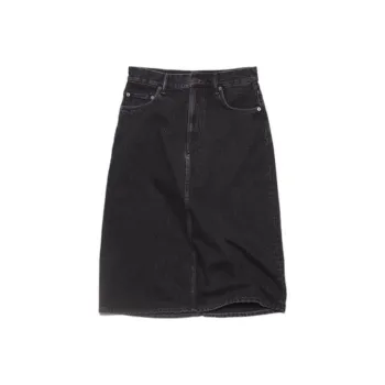 Acne Studios Denim Long Skirts Women's Black