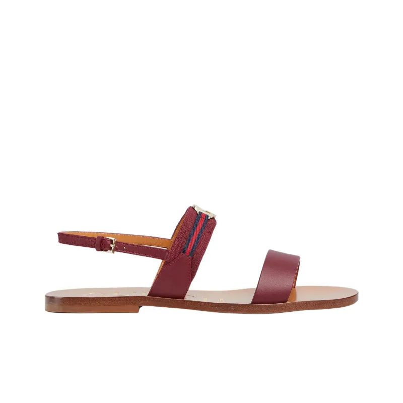 GUCCI Interlocking One Strap Sandals Women's Red-1