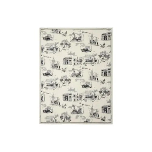 Burberry Wool Silk Scarves Women's White