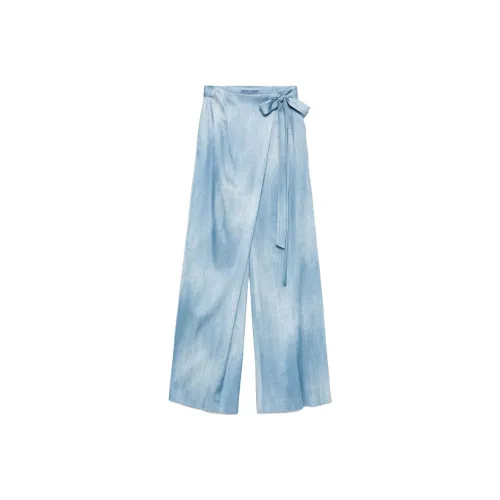 ERMANNO SCERVINO Satin Palazzo Trousers