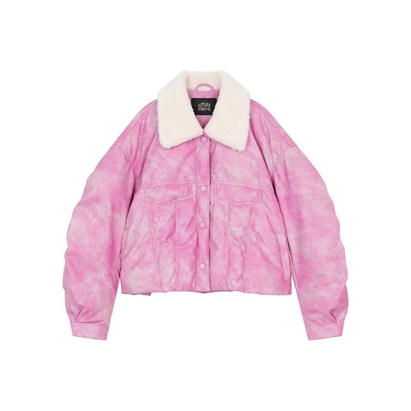 ELF SACK Puffer Jacket Women's Polished Pink-0