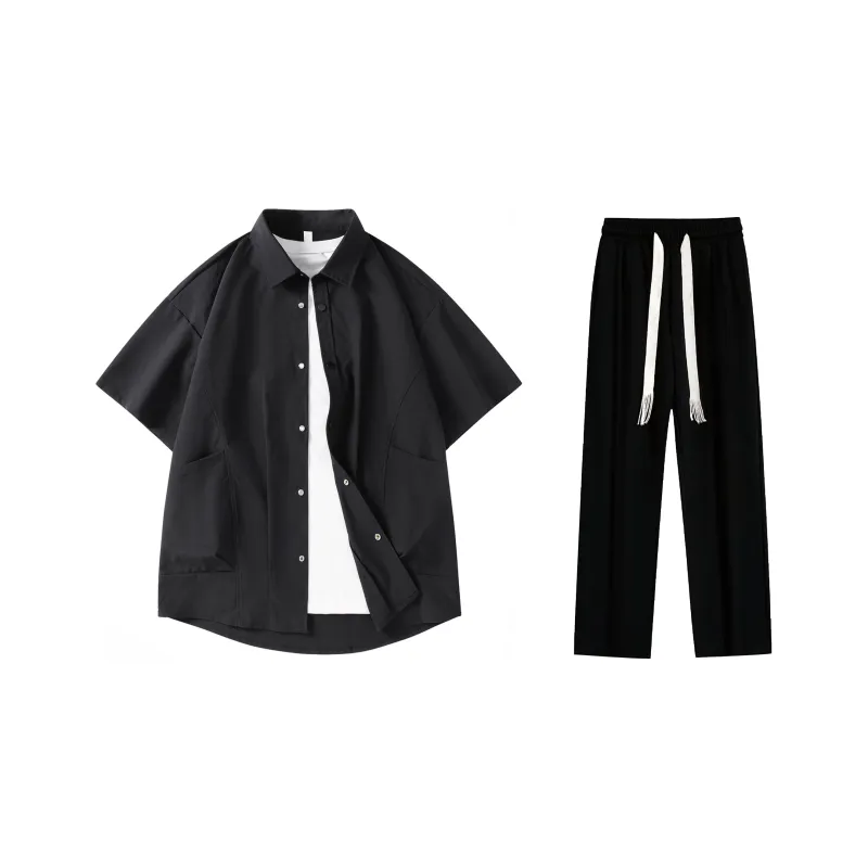 LA'T.WEEKEND Shirt Matching Set Unisex-0