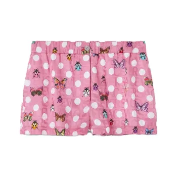 VERSACE X Dua Lipa Graphic Printed Shorts