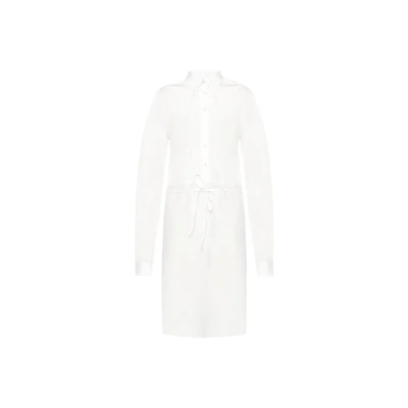 Vetements Long Sleeved Dresses Women's White-0