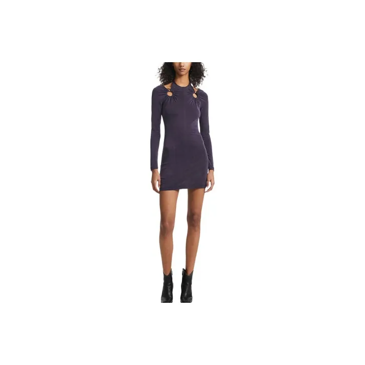 DION LEE Long-Sleeved Dresses Women's Blue-0