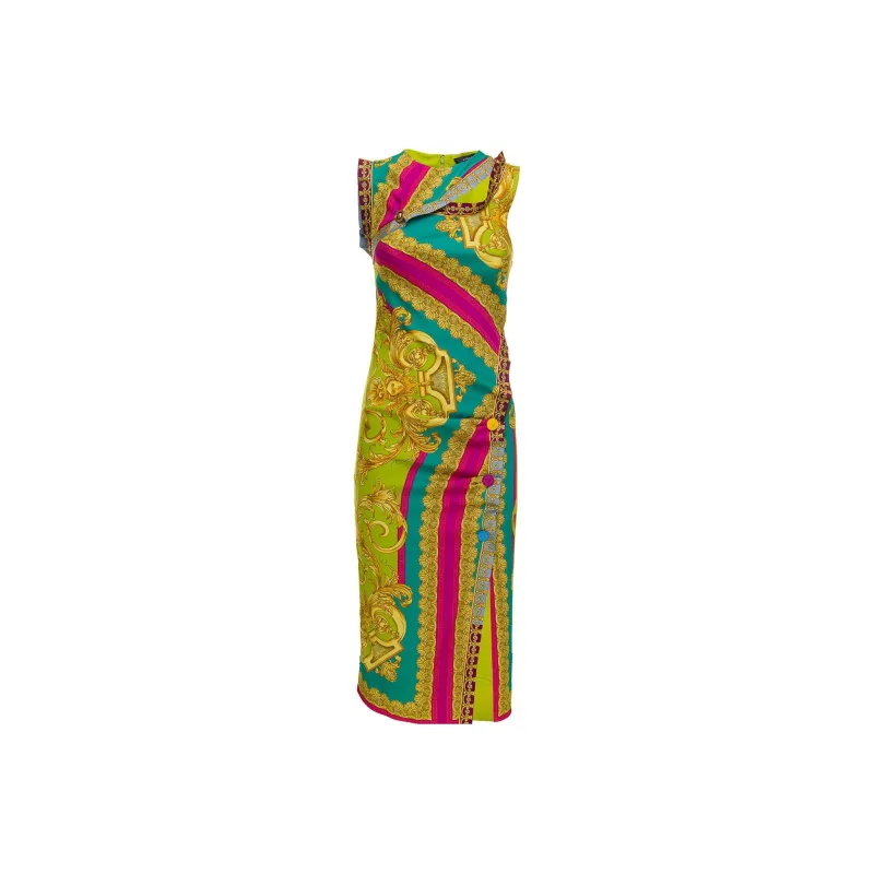 VERSACE Sleeveless Dress Women's Multicolor-0