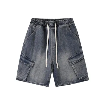 BENGEN Denim Shorts Unisex