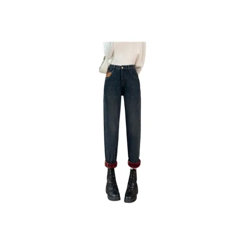 SITOL Jeans Women's Blue Fleece NW35-0036