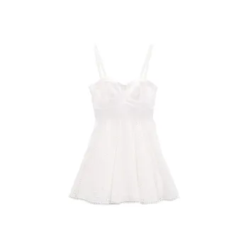 ZARA Sleeveless Dresses Women's White